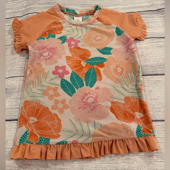 Gymboree Pastel Floral girls  Top/size 7 - Picture 1 of 6